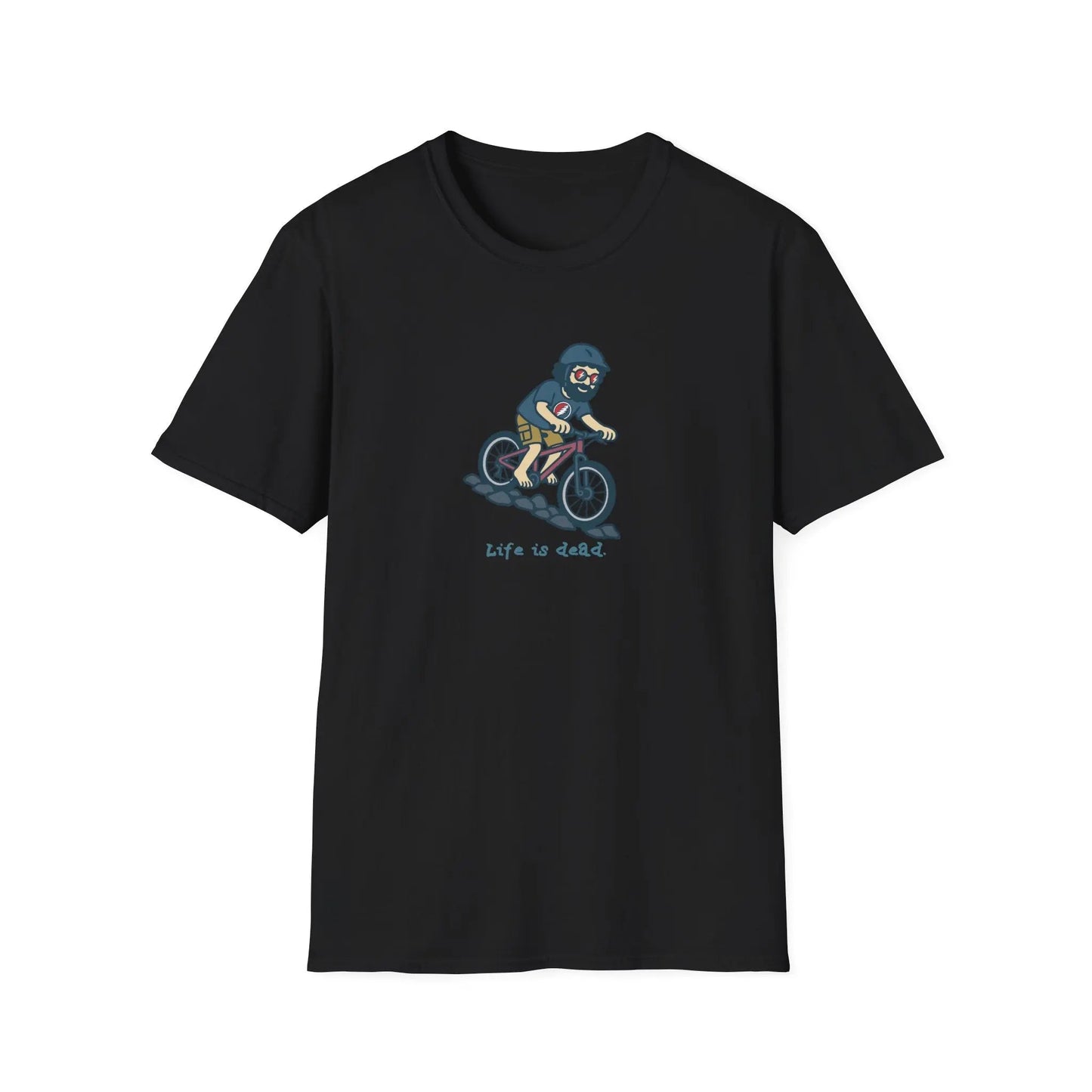 Mountain Bikin' Jerry - Life is dead.® × Grateful Dead Tee