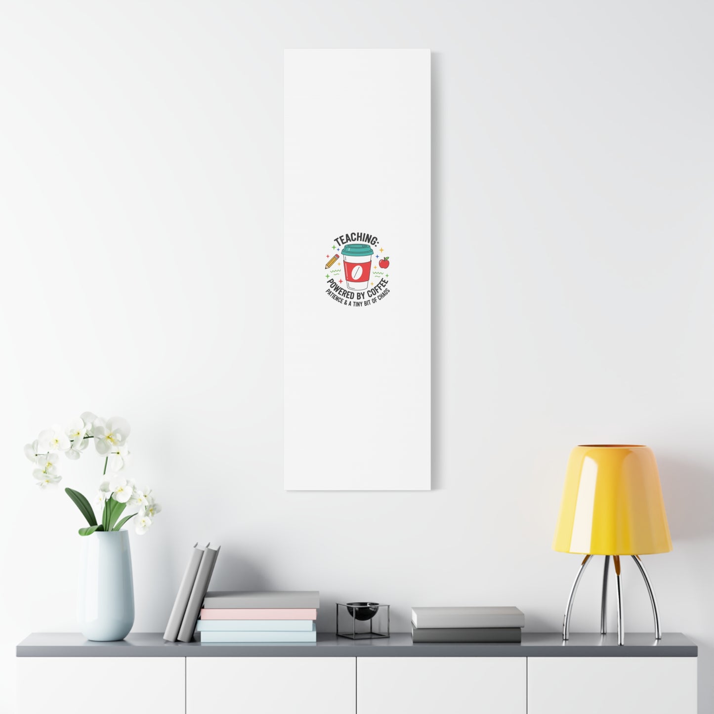 Teaching Powered by Coffee Canvas, Teacher Appreciation Gifts | Teacher Life, Classroom Humor