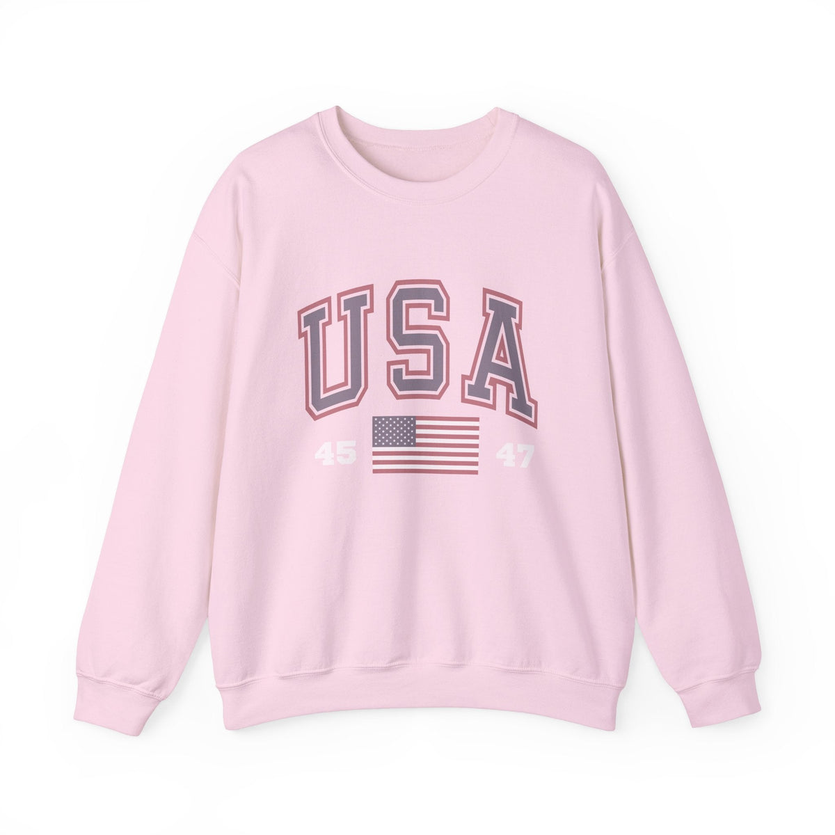 Unisex Vintage USA Crewneck Sweatshirt - Casual, Comfy American Style
