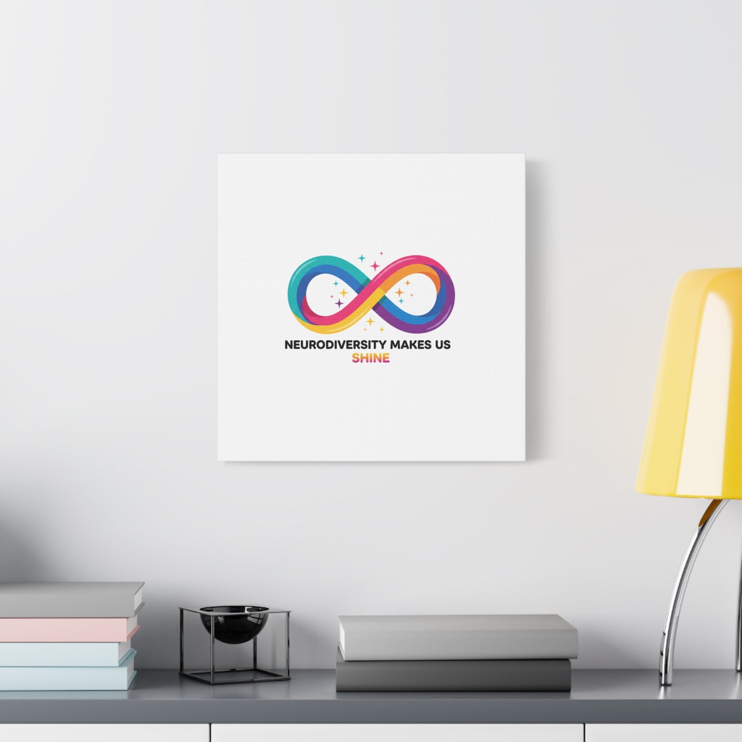 Neurodiversity Makes Us Shine Canvas | Autism Acceptance, Autistic Pride
