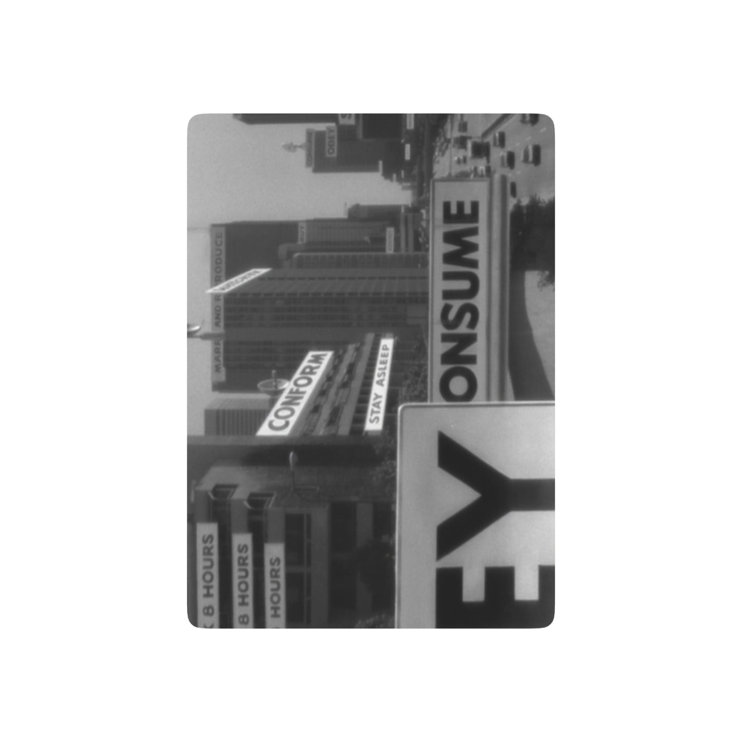 Poker Playing Cards - "Obey and Consume"
