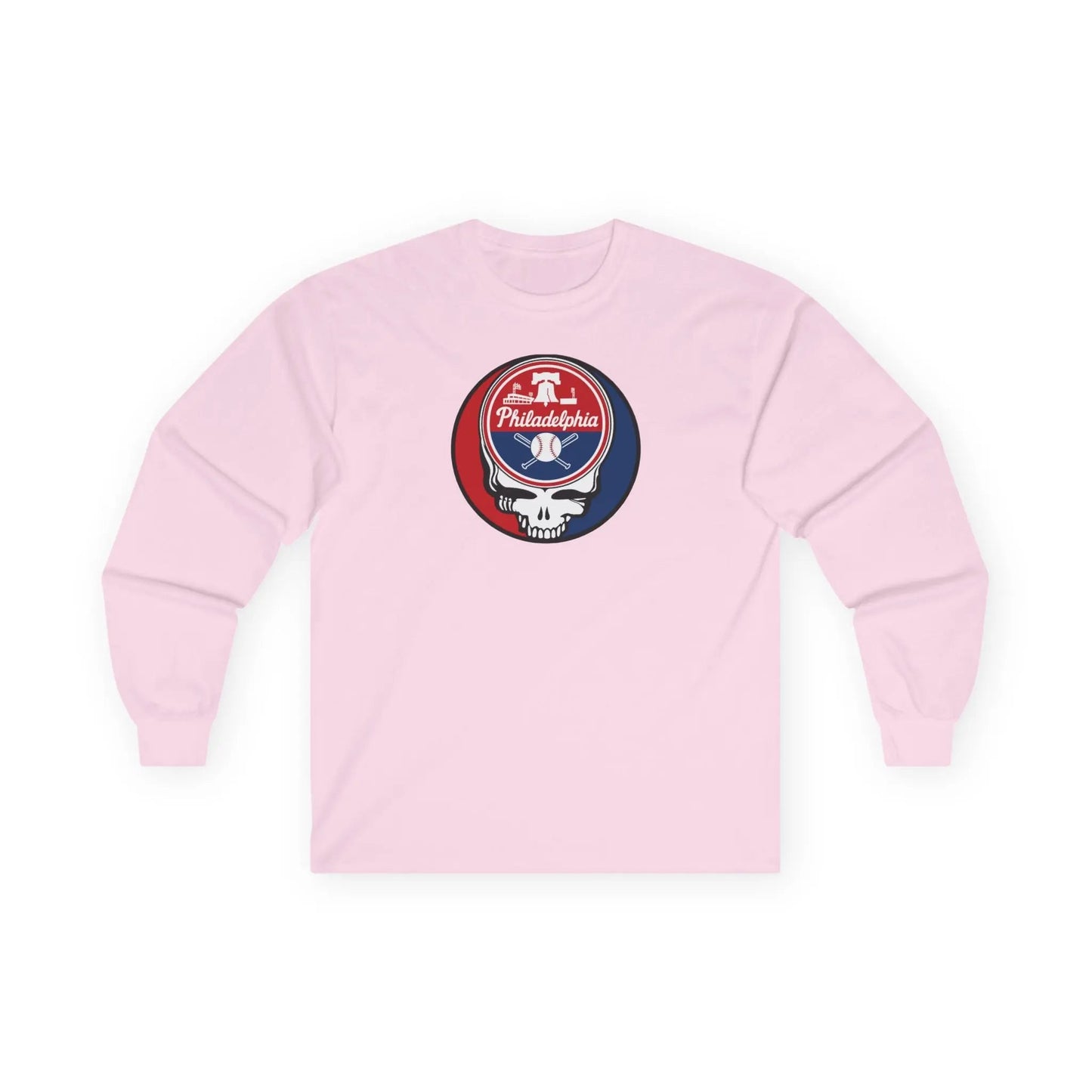 Philadelphia Phillies Original Stealie Grateful Dead Long Sleeve Shirt