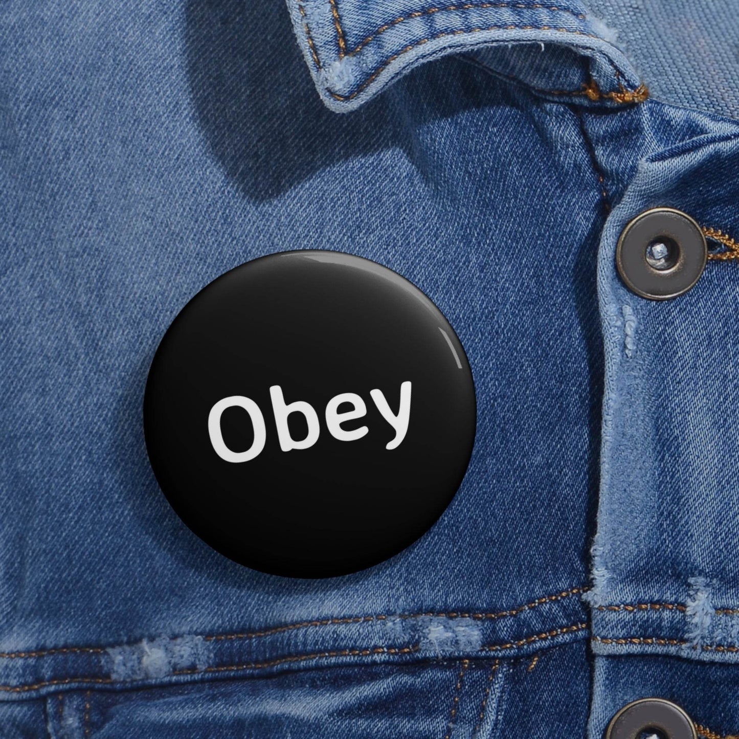 Obey - Pin Button
