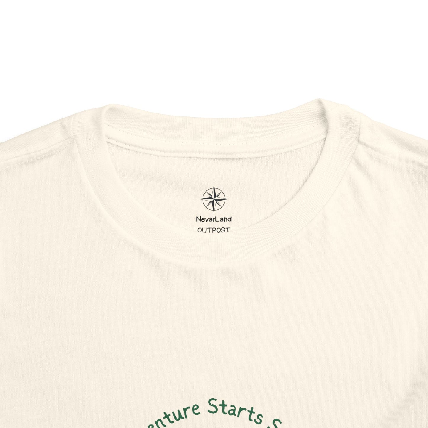 "Adventure Starts Small" Woodland Camper Graphic - Toddler Tee