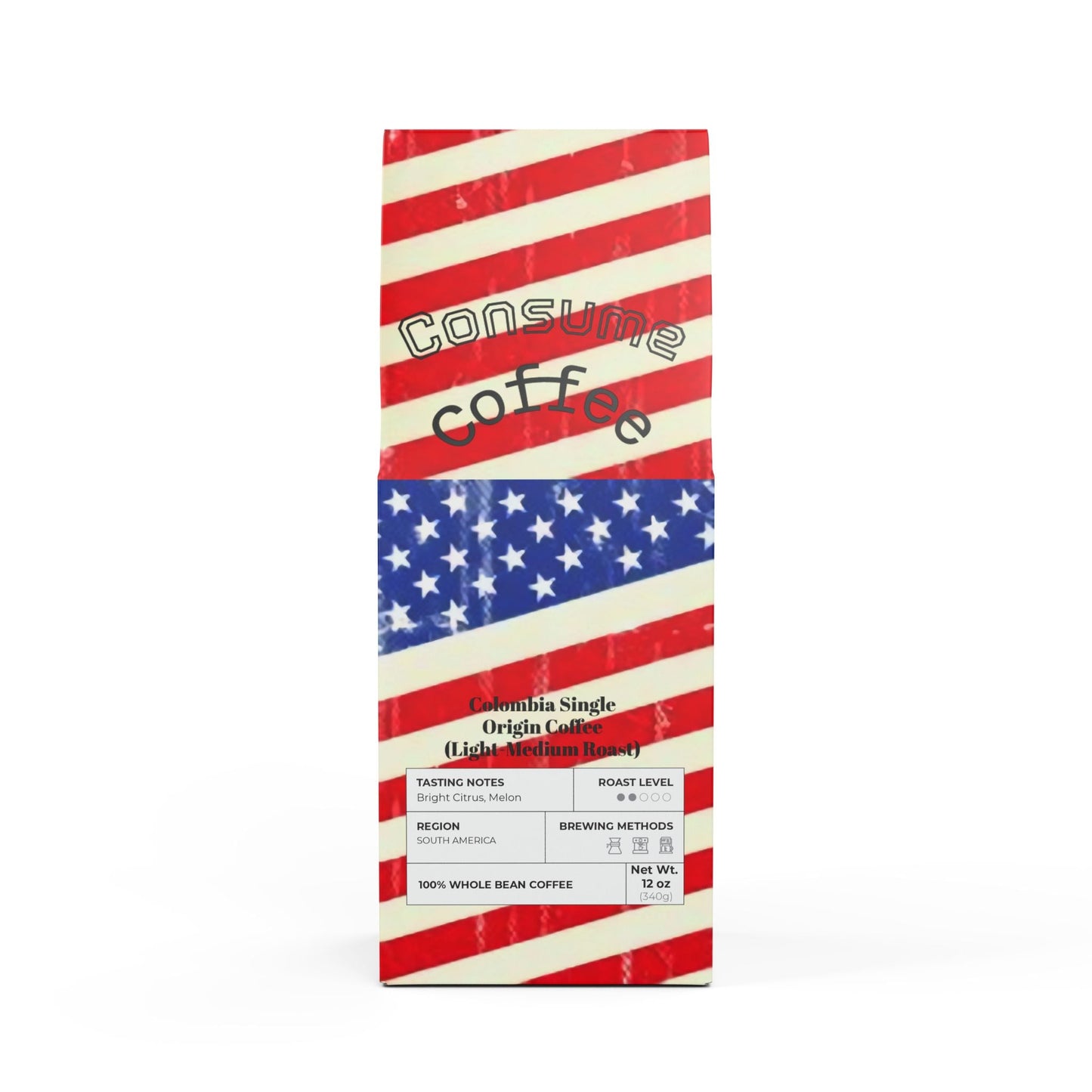 Colombia Single Origin Coffee (Light-Medium Roast) - "Consume"