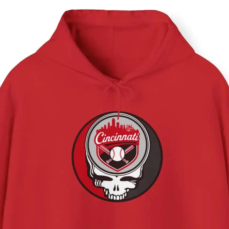 Cincinnati Reds Original Stealie × Grateful Dead Hoodie