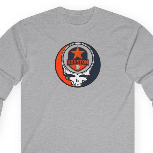 Houston Astros Original Stealie Grateful Dead Long Sleeve Shirt