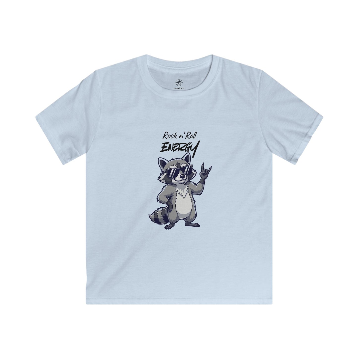 Kids Raccoon "Rock 'n' Roll Energy" Youth Tee - Limited Explorer Drop