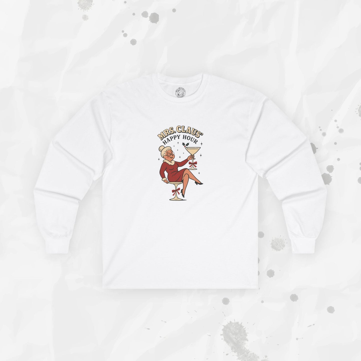 Mrs. Claus Happy Hour – Long Sleeve Shirt