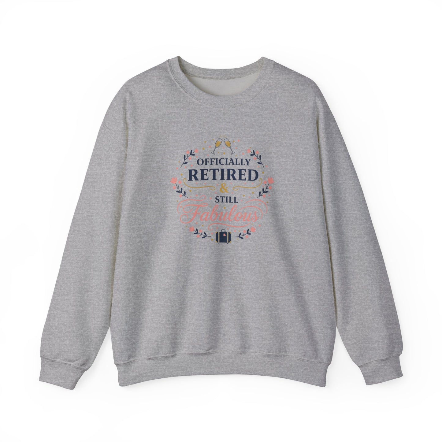 Officially Retired & Still Fabulous Sweatshirt | retirement gifts for women, personalized retirement gifts