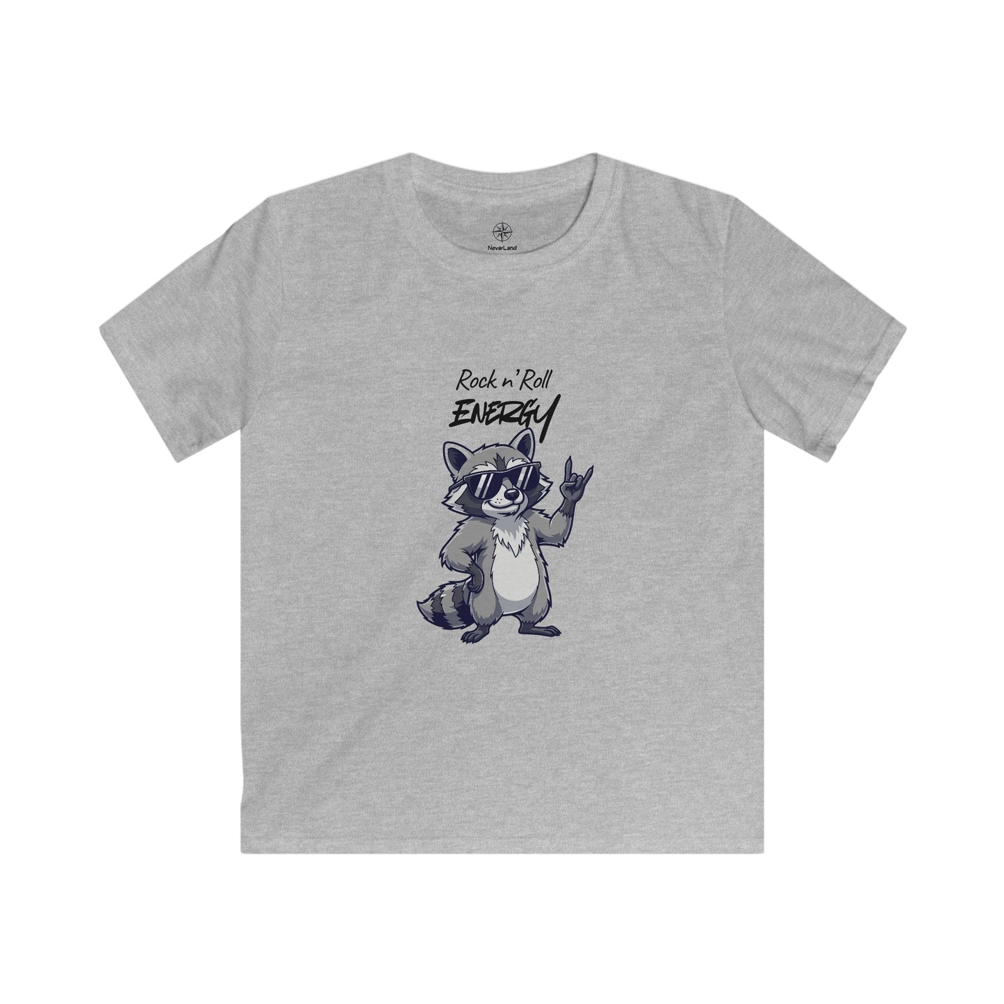 Kids Raccoon "Rock 'n' Roll Energy" Youth Tee - Limited Explorer Drop