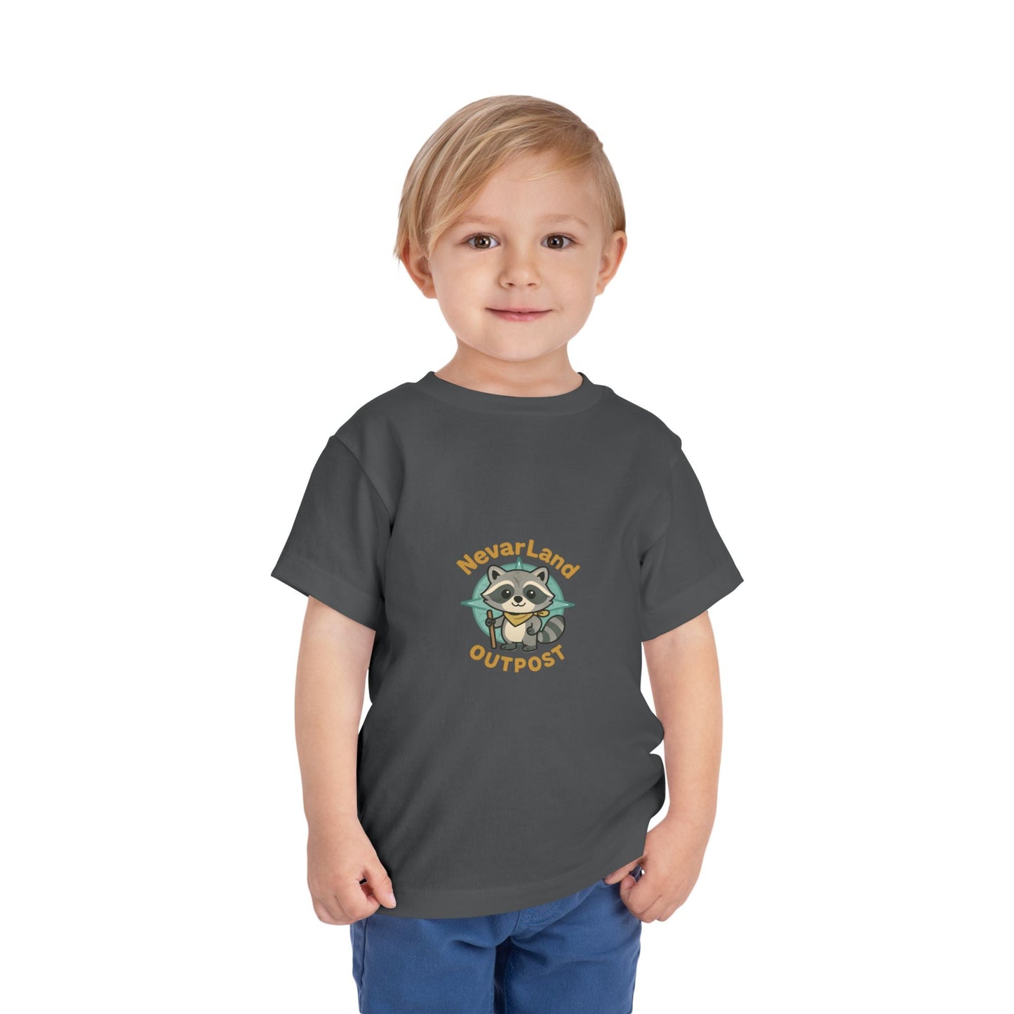 "NevarLand Outpost" Raccoon Adventure - Toddler Tee