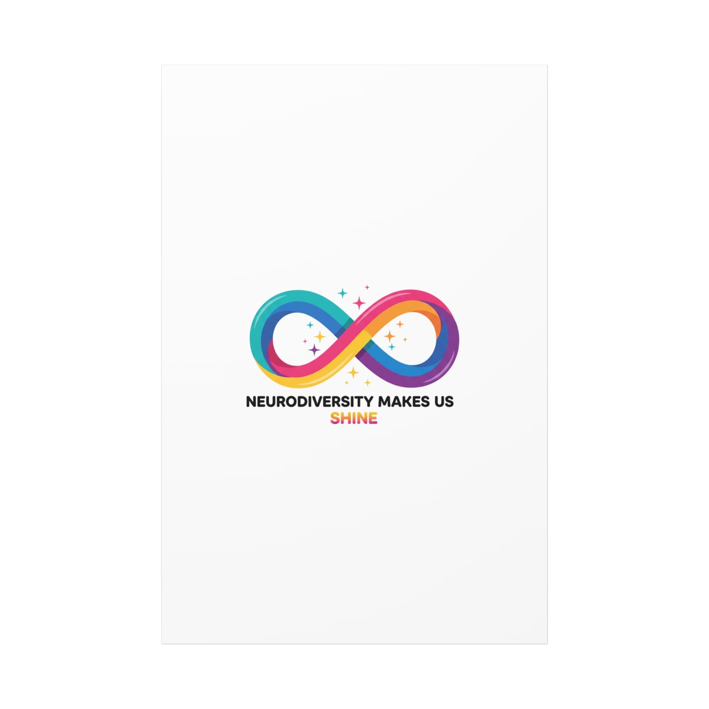 Neurodiversity Makes Us Shine Canvas | Autism Acceptance, Autistic Pride