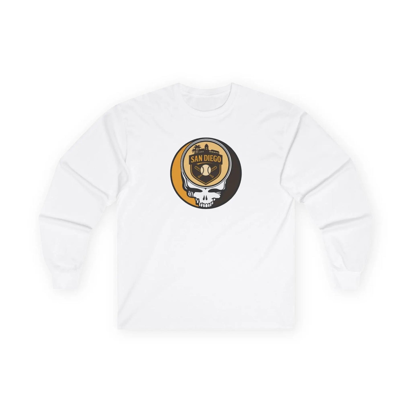 San Diego Padres Original Stealie Grateful Dead Long Sleeve Shirt