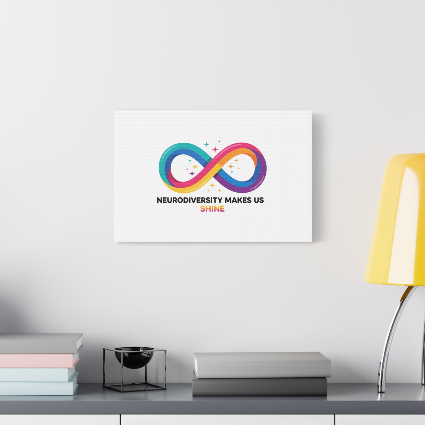 Neurodiversity Makes Us Shine Canvas | Autism Acceptance, Autistic Pride