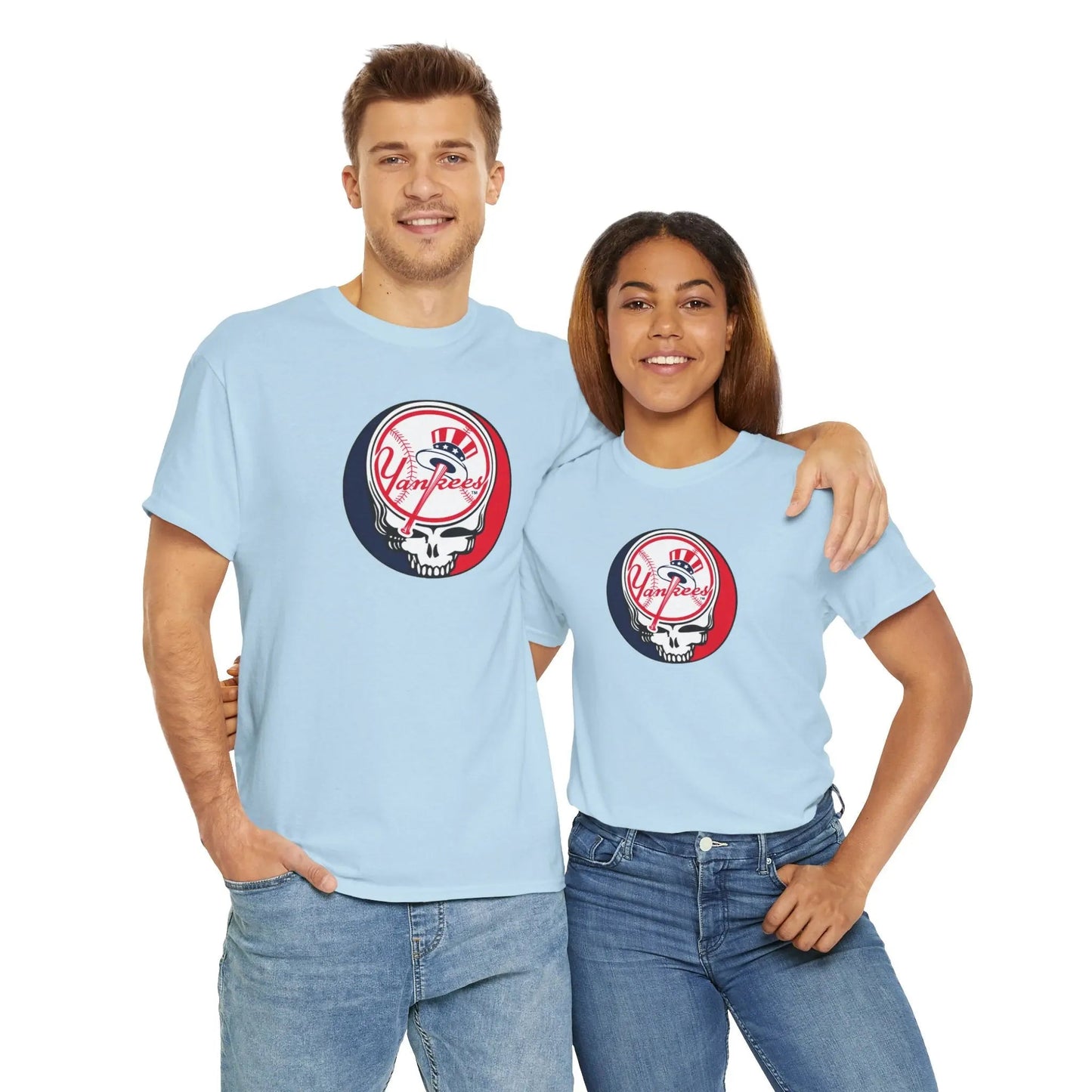 New York Yankees Logo Stealie × Grateful Dead Tee