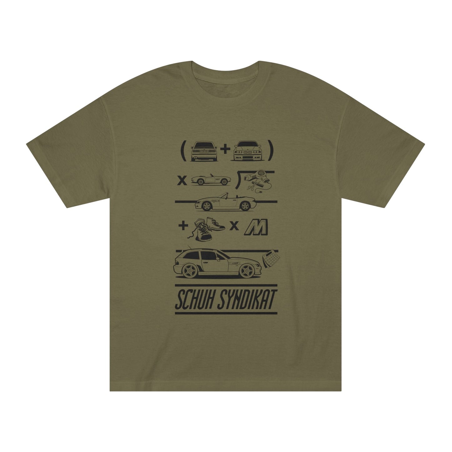 Schuh Syndikat, Clownshoe Math Tee - Unisex American Apparel Classic T-Shirt