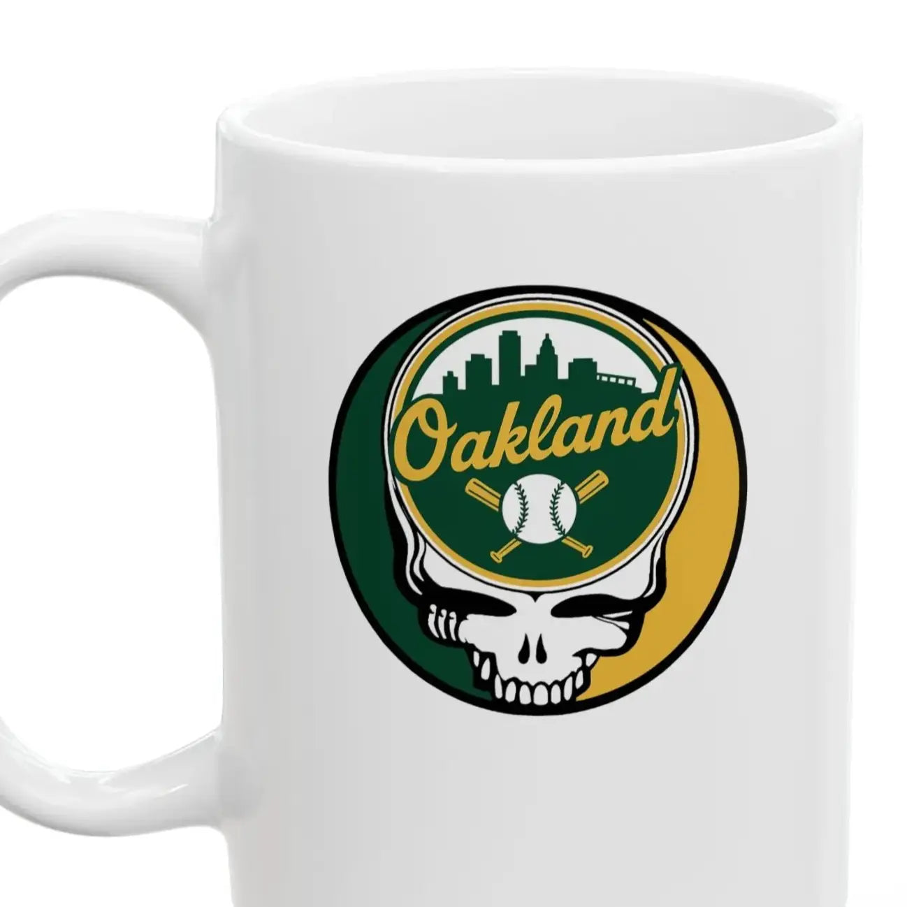 Oakland A's Original Stealie Grateful Dead Coffee Mug