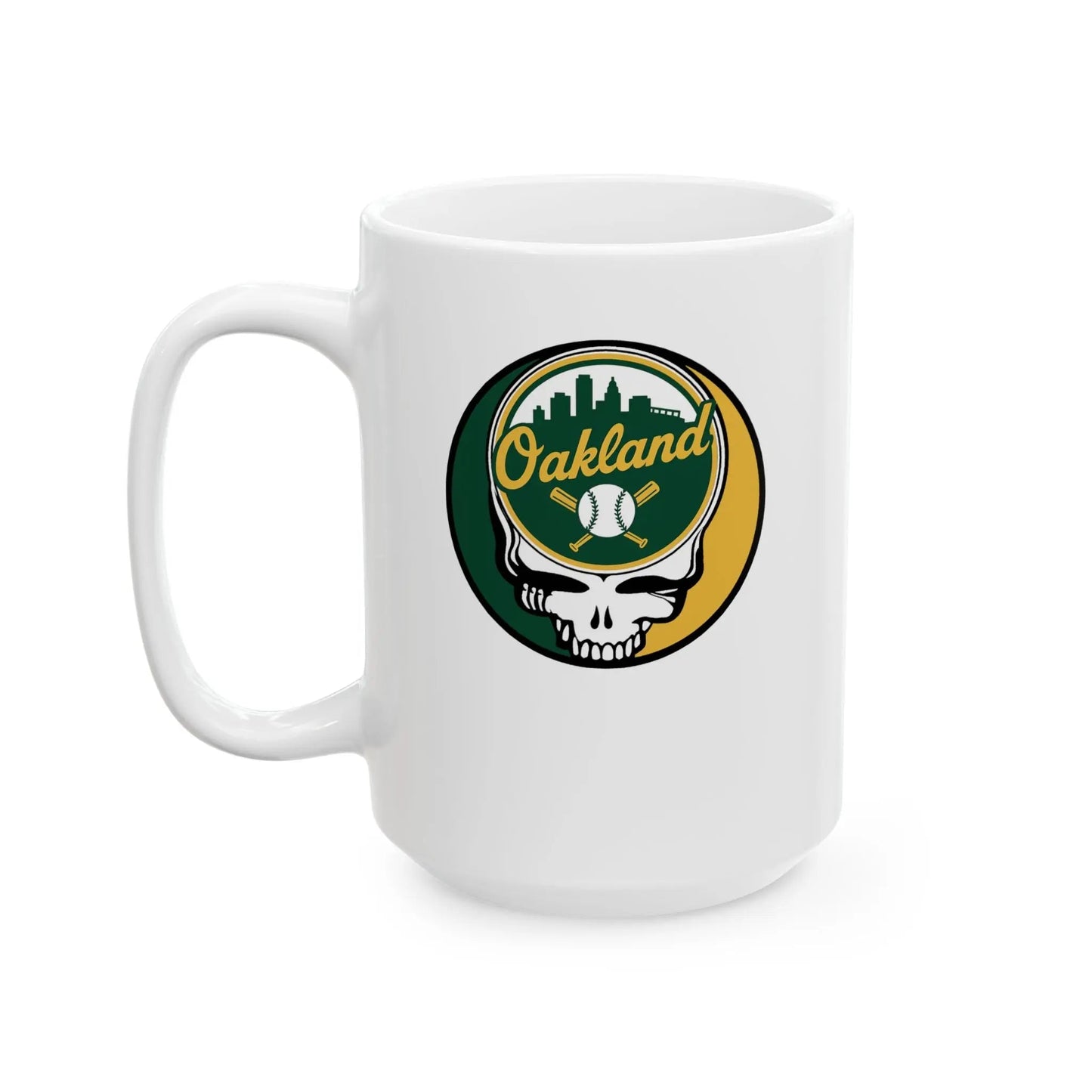 Oakland A's Original Stealie Grateful Dead Coffee Mug