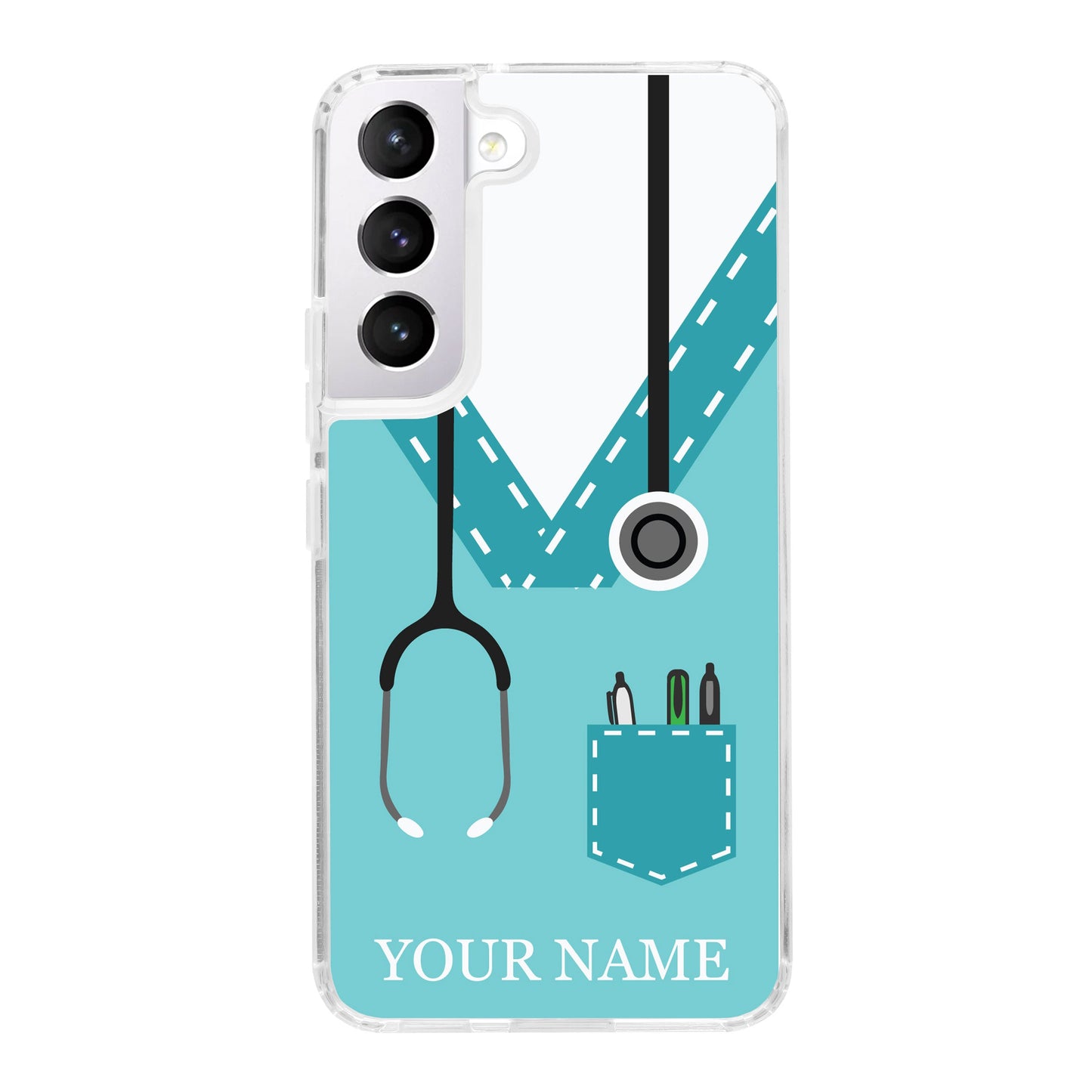 Nurse HD Custom Name Samsung Galaxy S22 Phone Case
