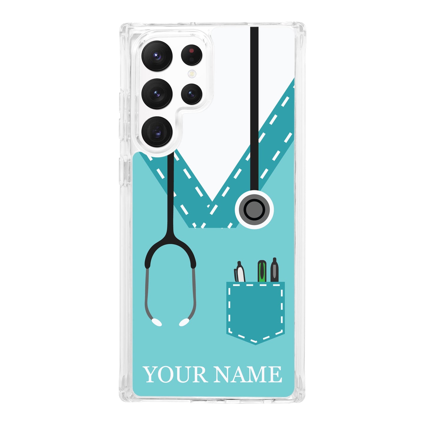 Nurse HD Custom Name Samsung Galaxy S21 Phone Case
