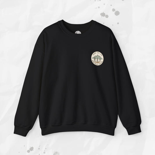 High on Life (and Also Drugs) – Crewneck Sweatshirt (Pocket Print)