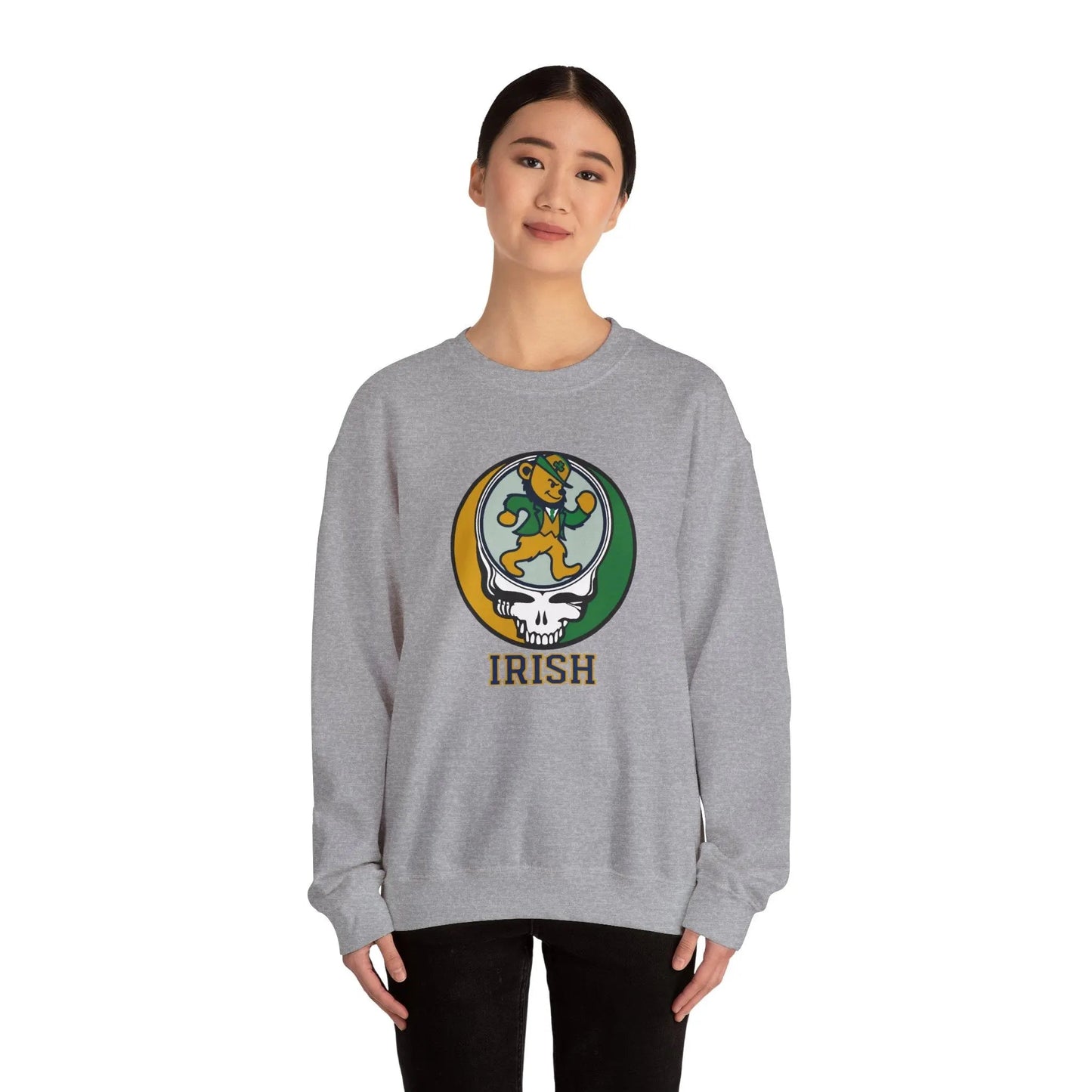 The Irish Dancing Leprechaun Stealie Crewneck | Grateful Dead