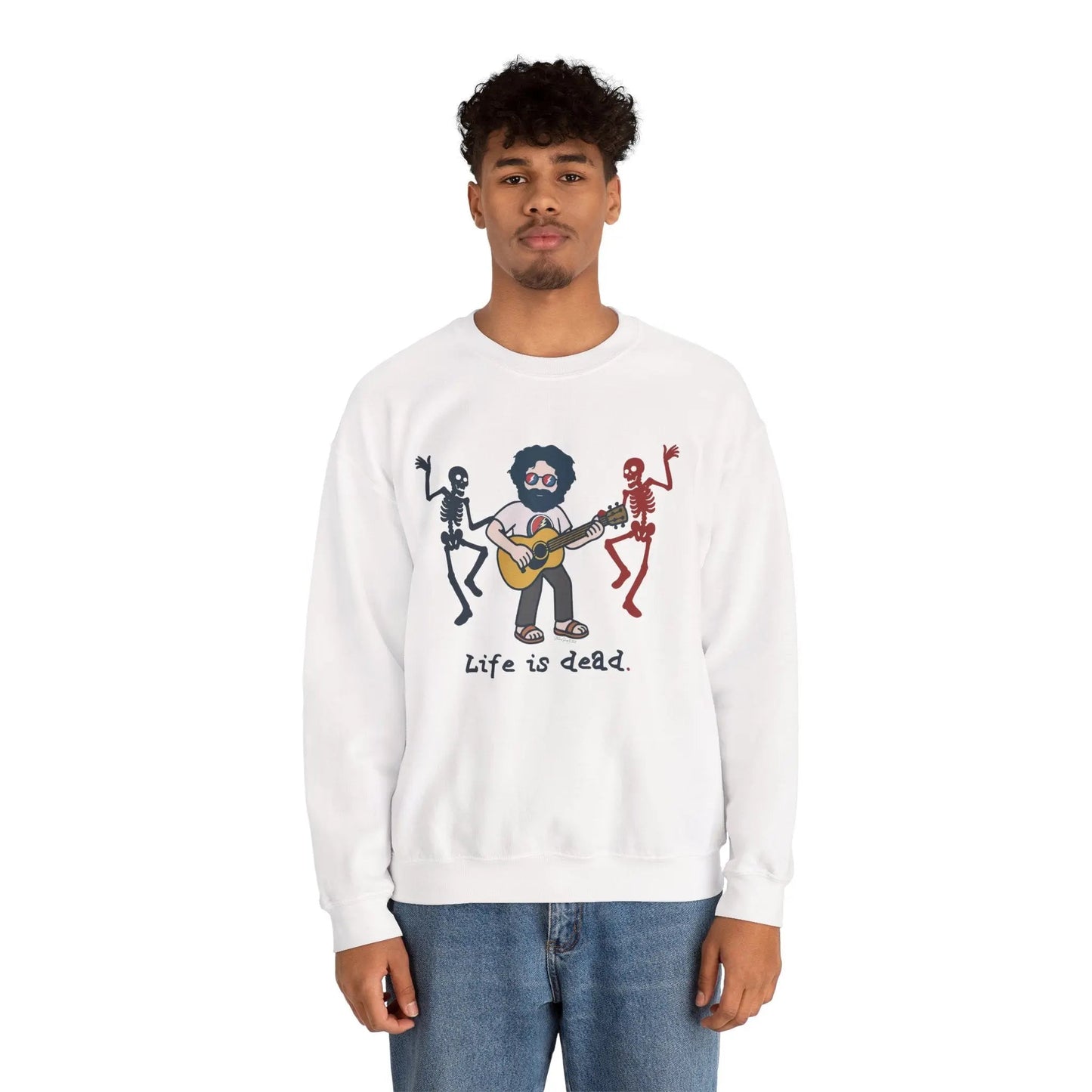 Jerry's Jammin' | Life is dead.® Crewneck | Grateful Dead