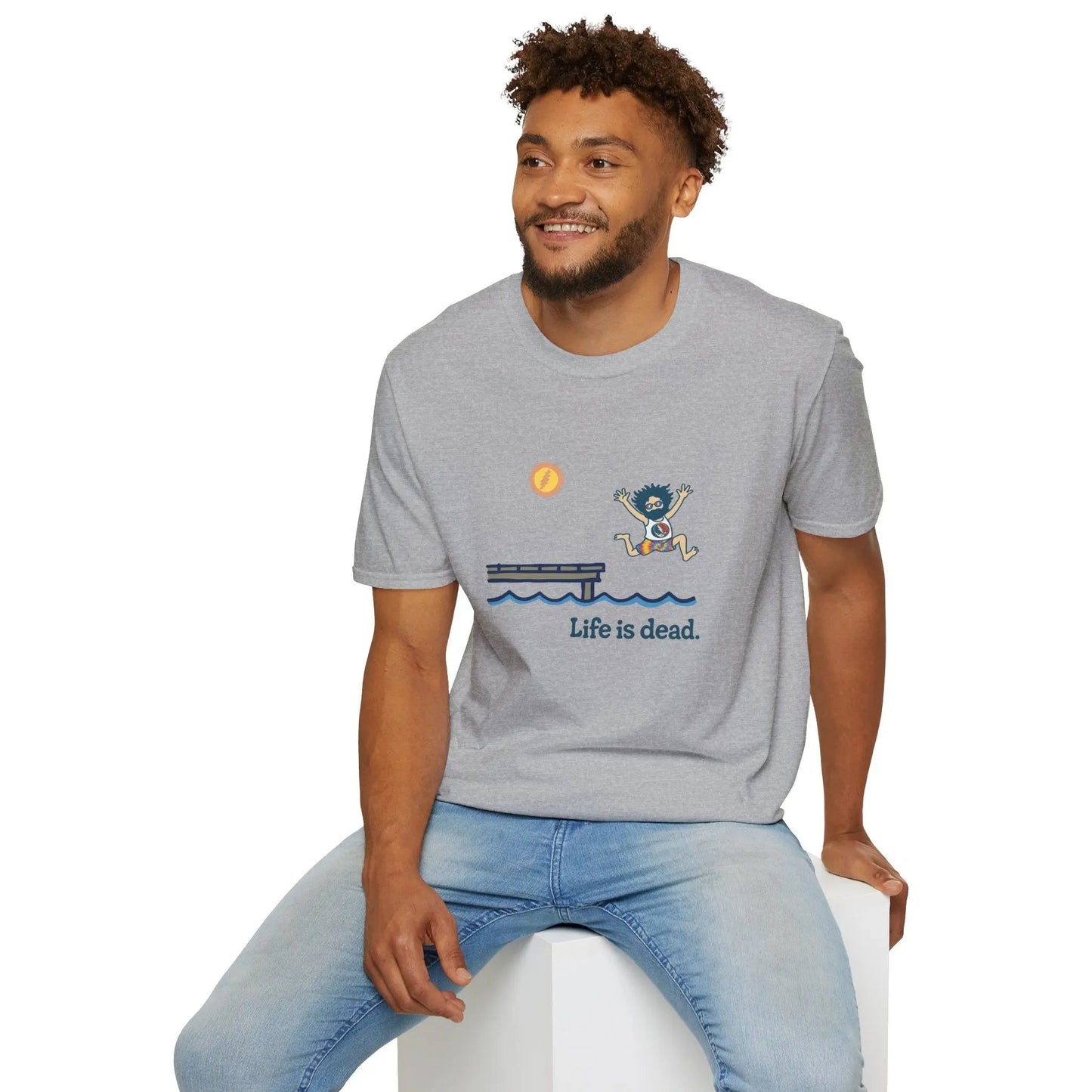 Life is dead.® Jerry's Playin' At the Lake T-Shirt