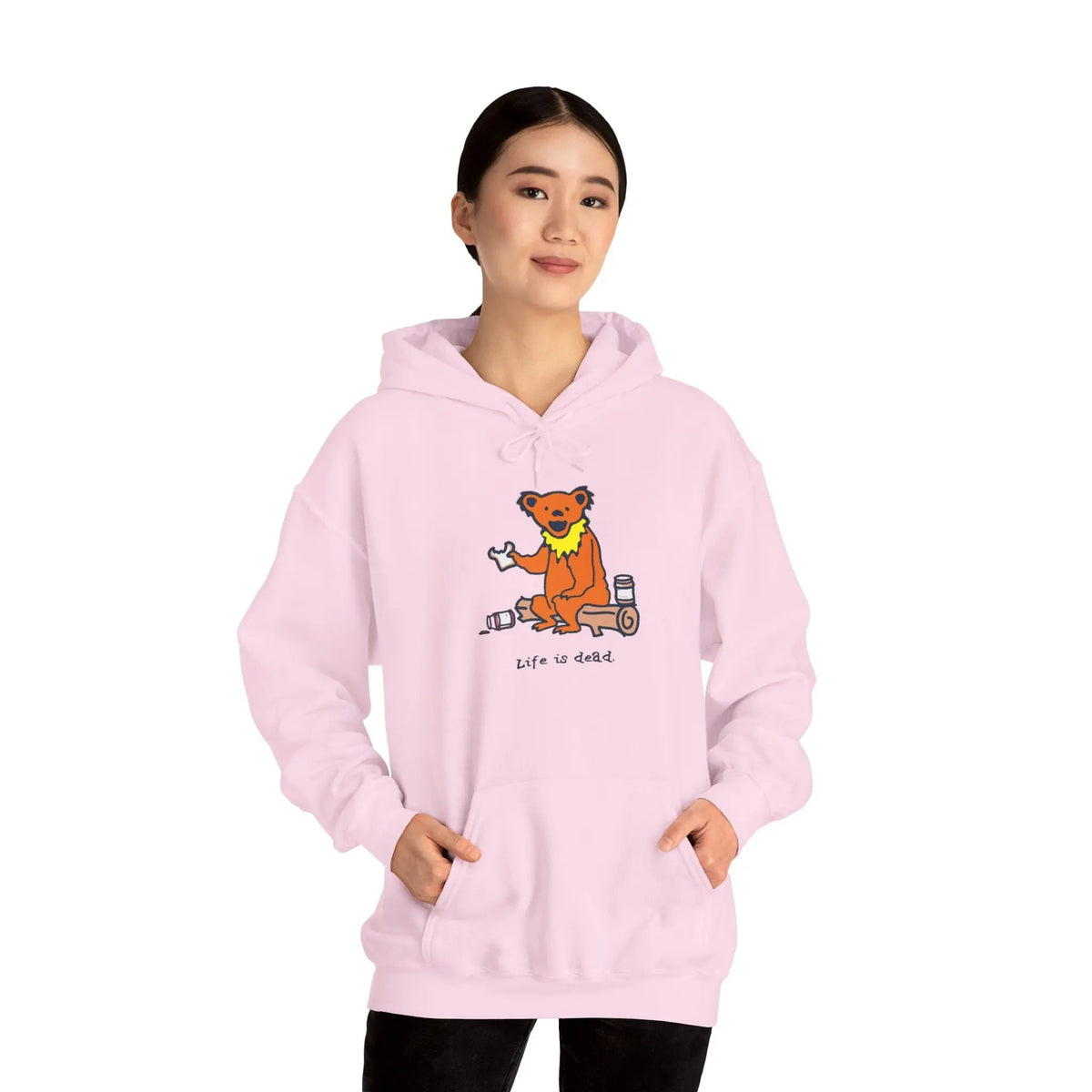 Life is dead.® Snackin' Bear Hoodie