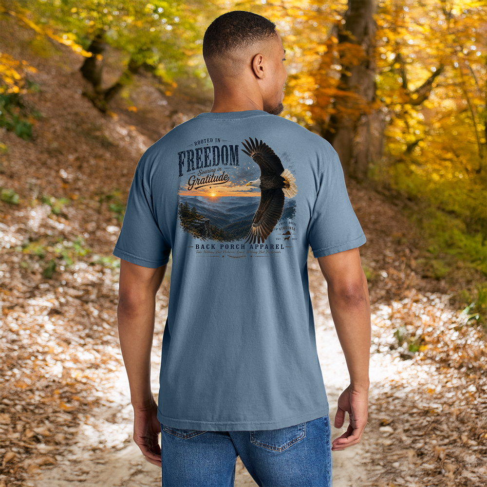 Rooted In Freedom Comfort Colors Graphic Tee