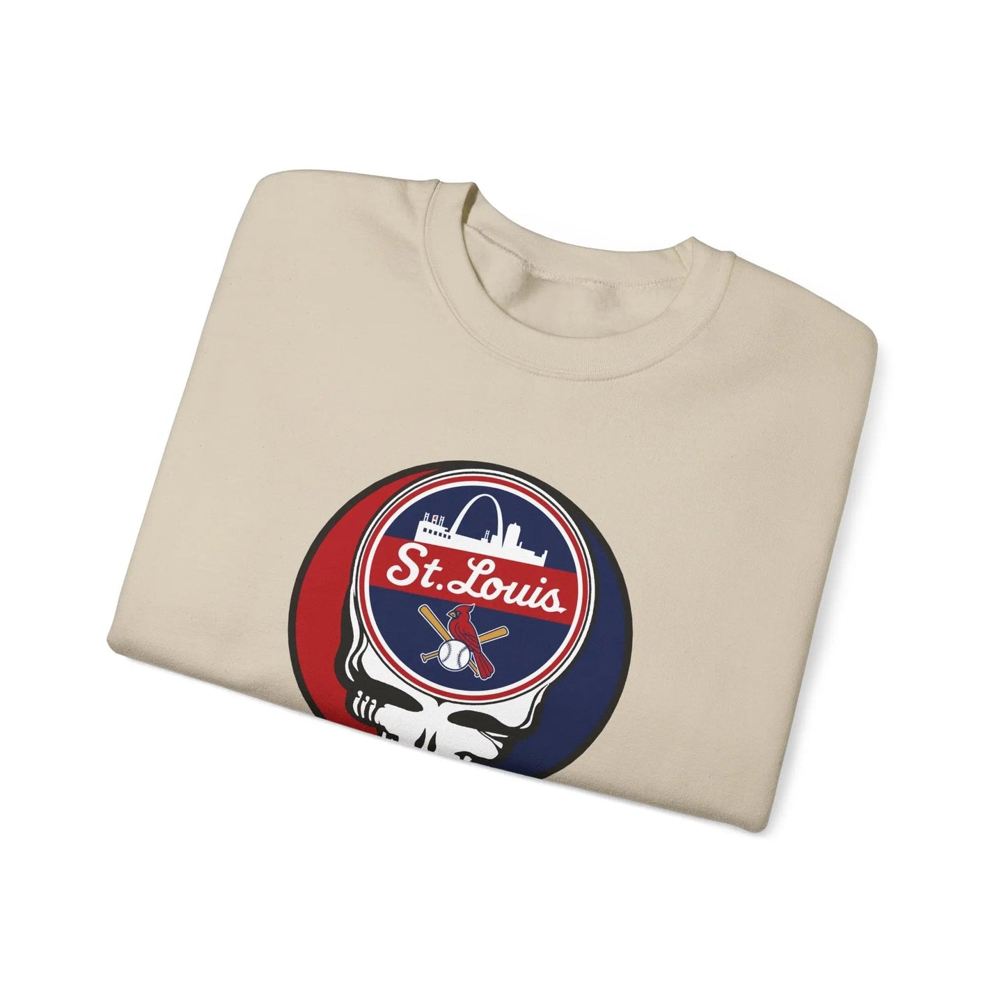 St. Louis Cardinals Original Stealie × Grateful Dead Crewneck