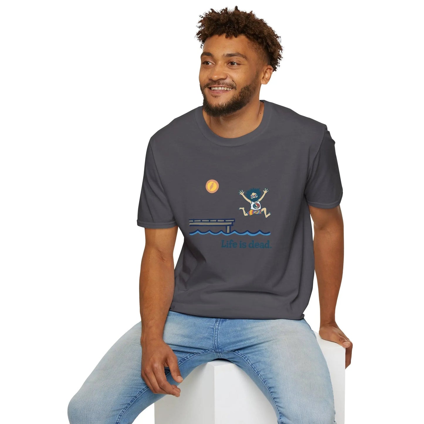Life is dead.® Jerry's Playin' At the Lake T-Shirt