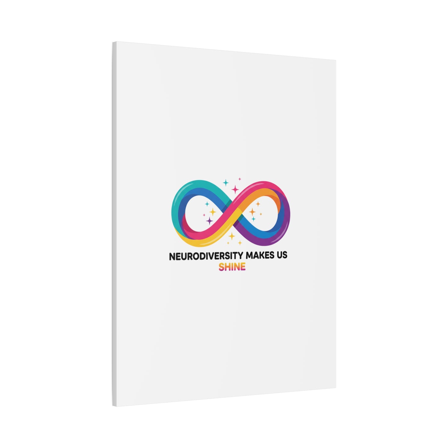 Neurodiversity Makes Us Shine Canvas | Autism Acceptance, Autistic Pride