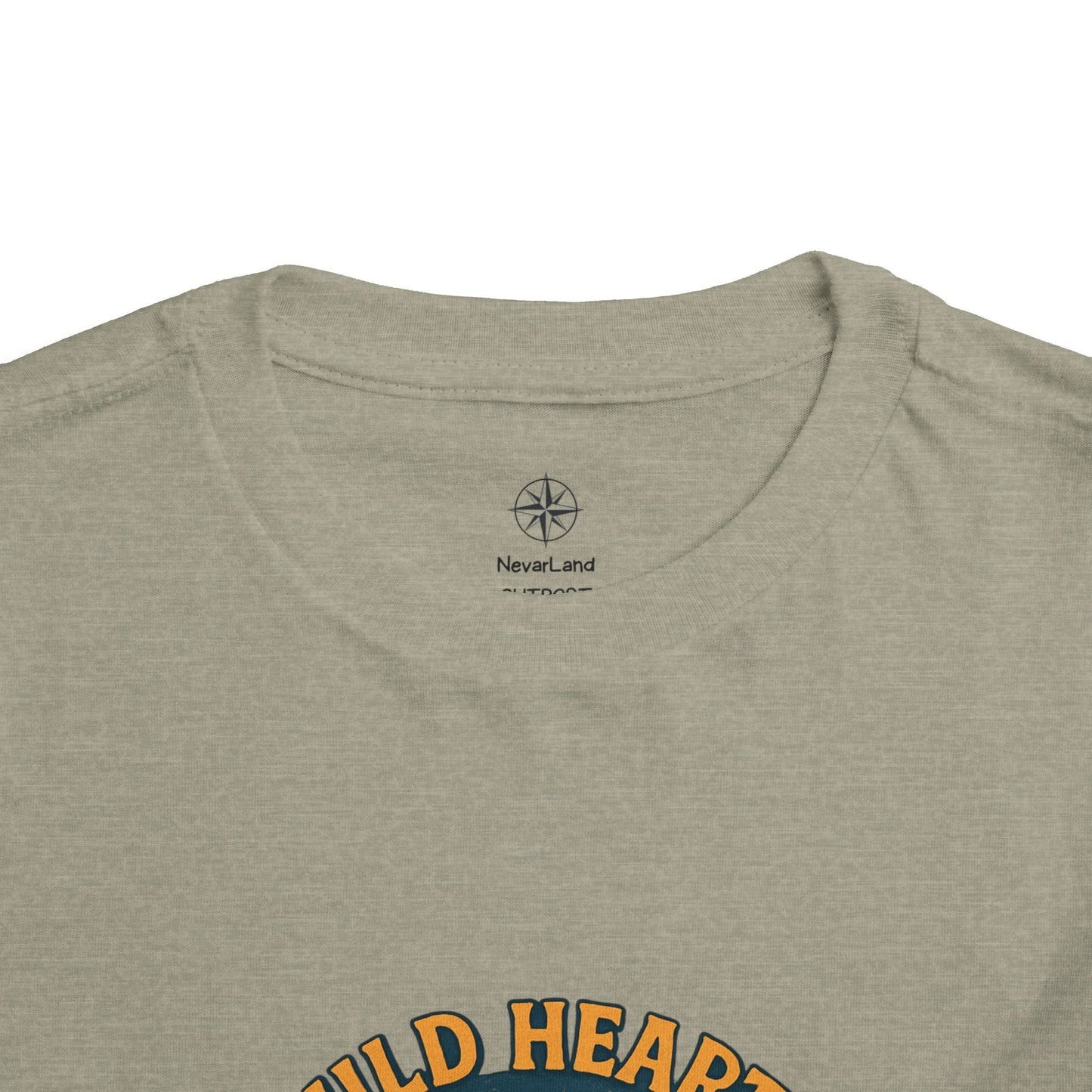 "Wild Hearts Never Lost" Bear Guitar Campfire - Toddler Tee