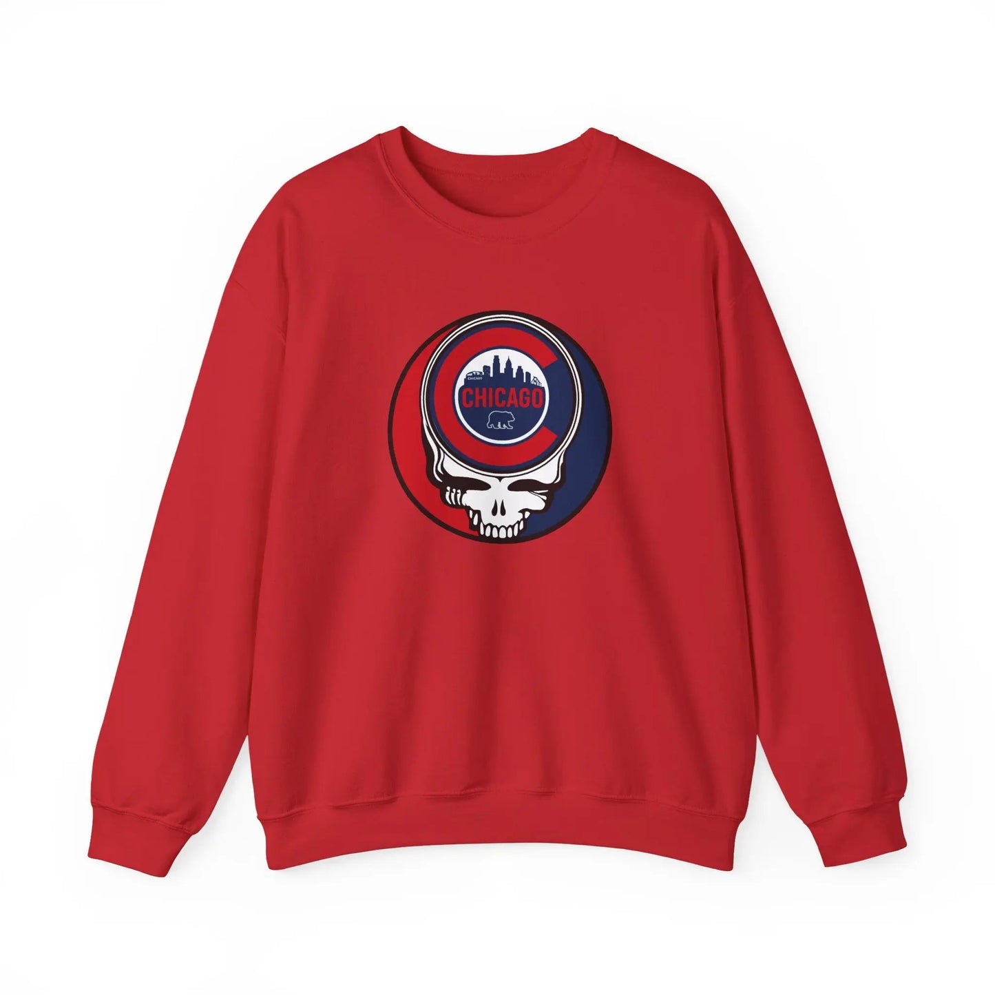 Chicago Cubs Original Stealie × Grateful Dead Crewneck