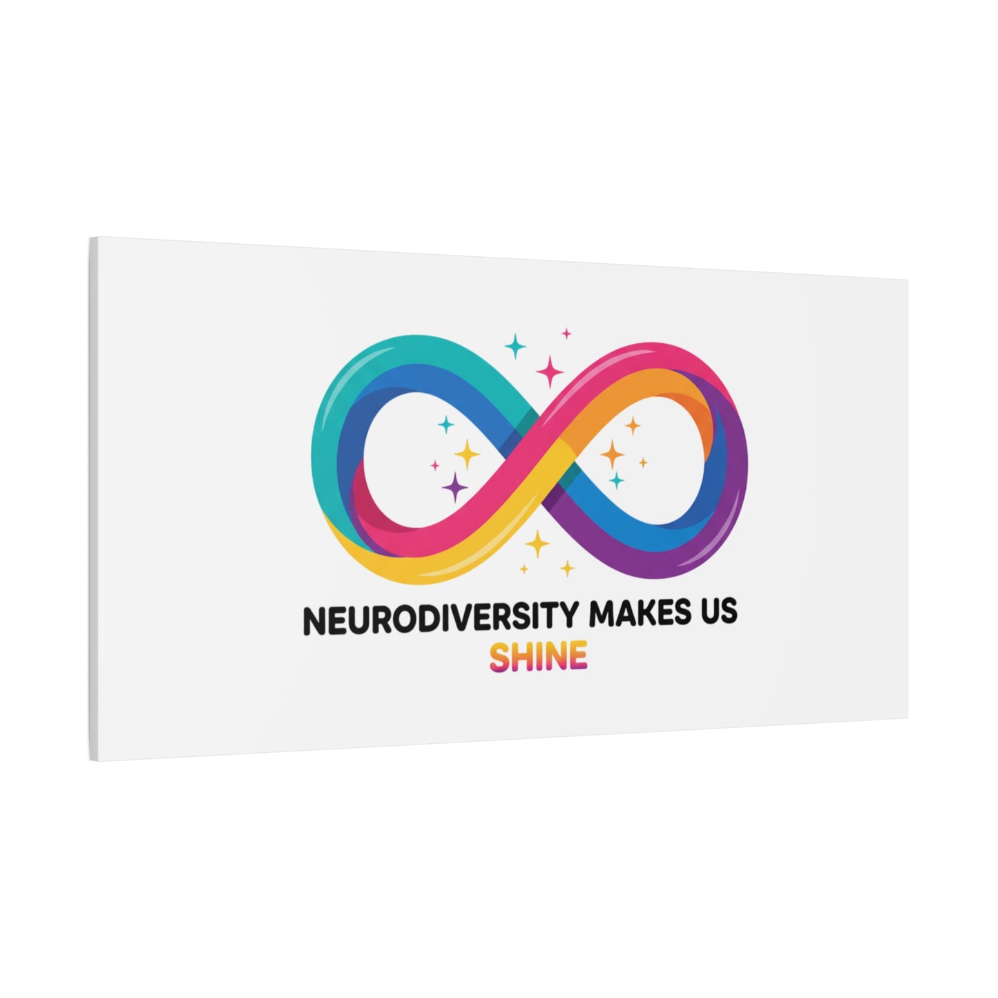 Neurodiversity Makes Us Shine Canvas | Autism Acceptance, Autistic Pride