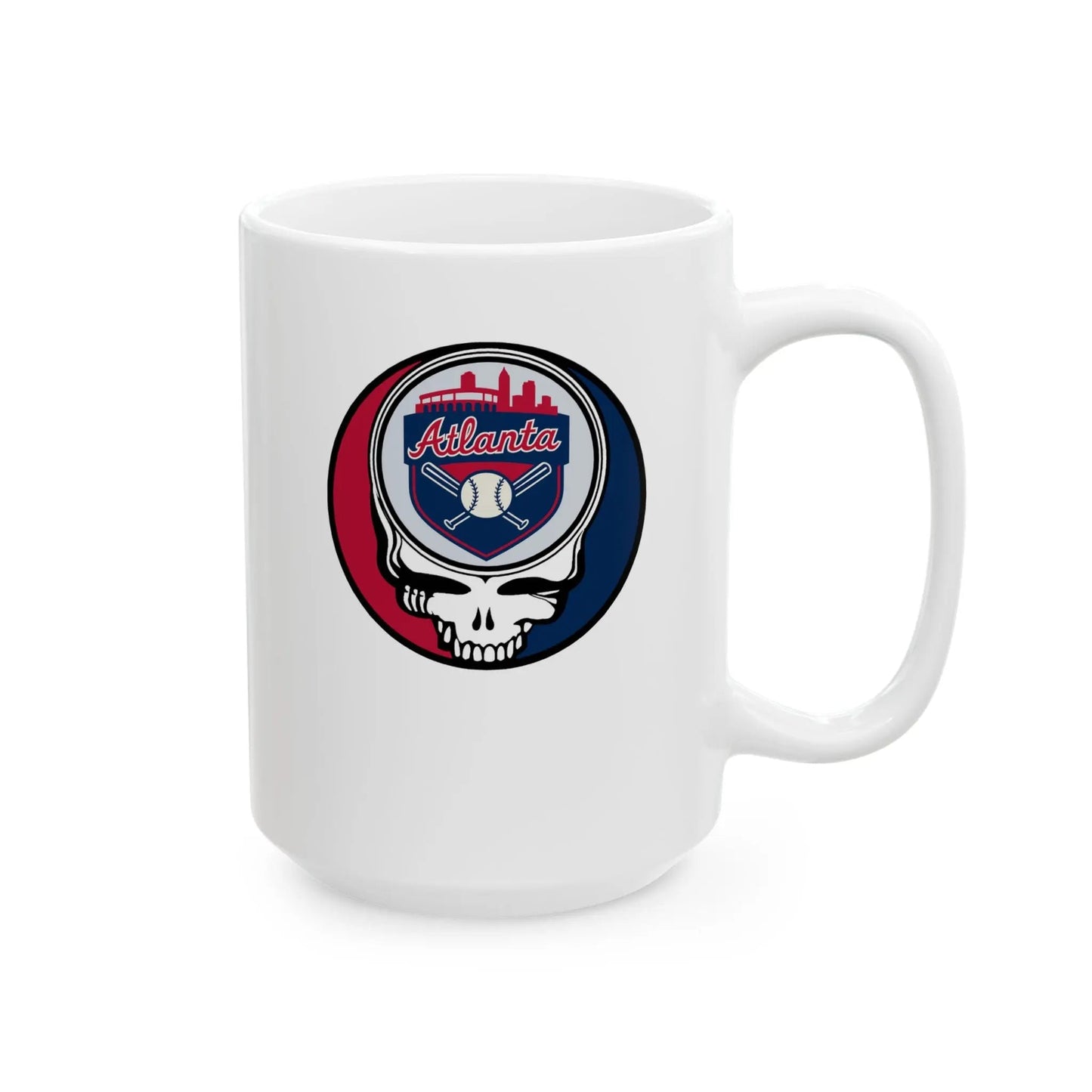 Atlanta Braves Original Stealie Grateful Dead Coffee Mug