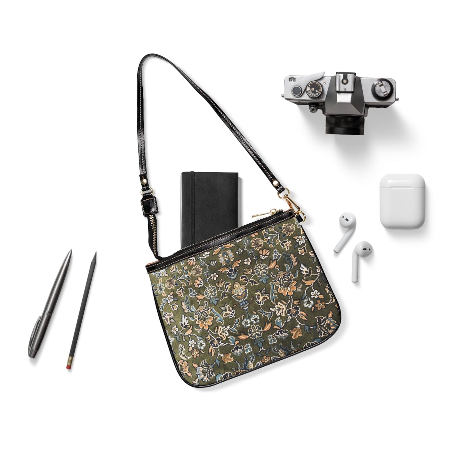 Rawdah Shoulder Bag — Small Leather Crossbody Purse