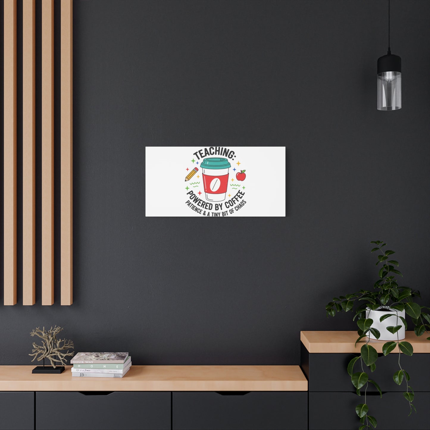 Teaching Powered by Coffee Canvas, Teacher Appreciation Gifts | Teacher Life, Classroom Humor