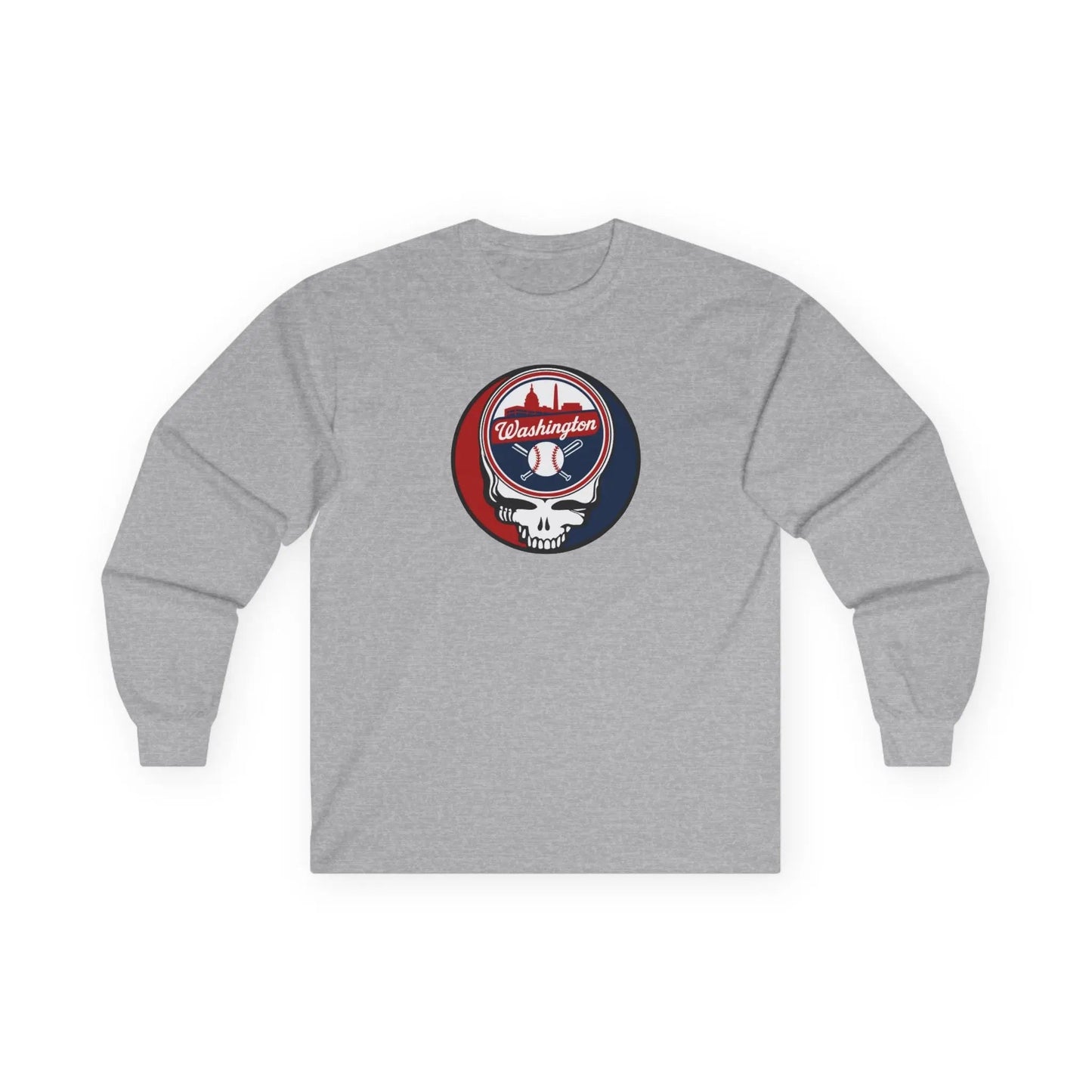 Washington Nationals Original Stealie Grateful Dead Long Sleeve Shirt
