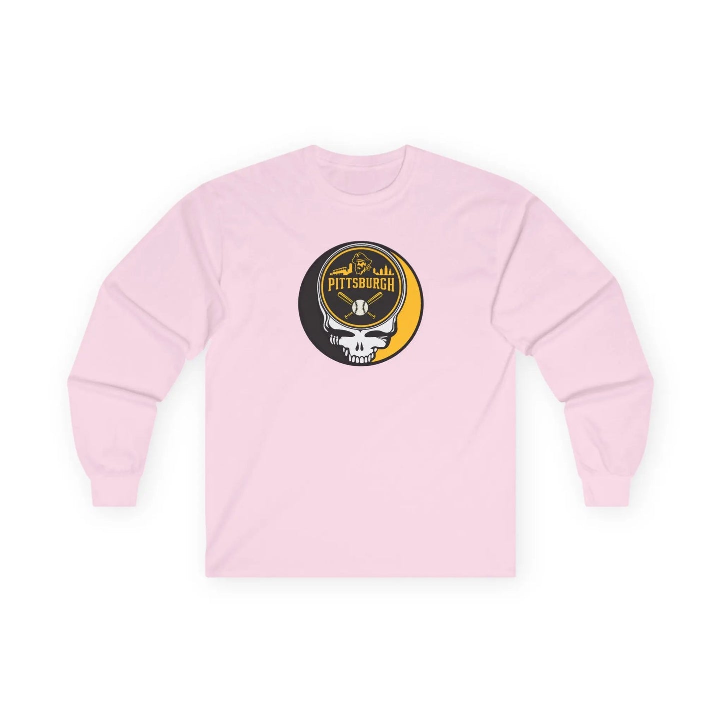 Pittsburgh Pirates Original Stealie Grateful Dead Long Sleeve Shirt