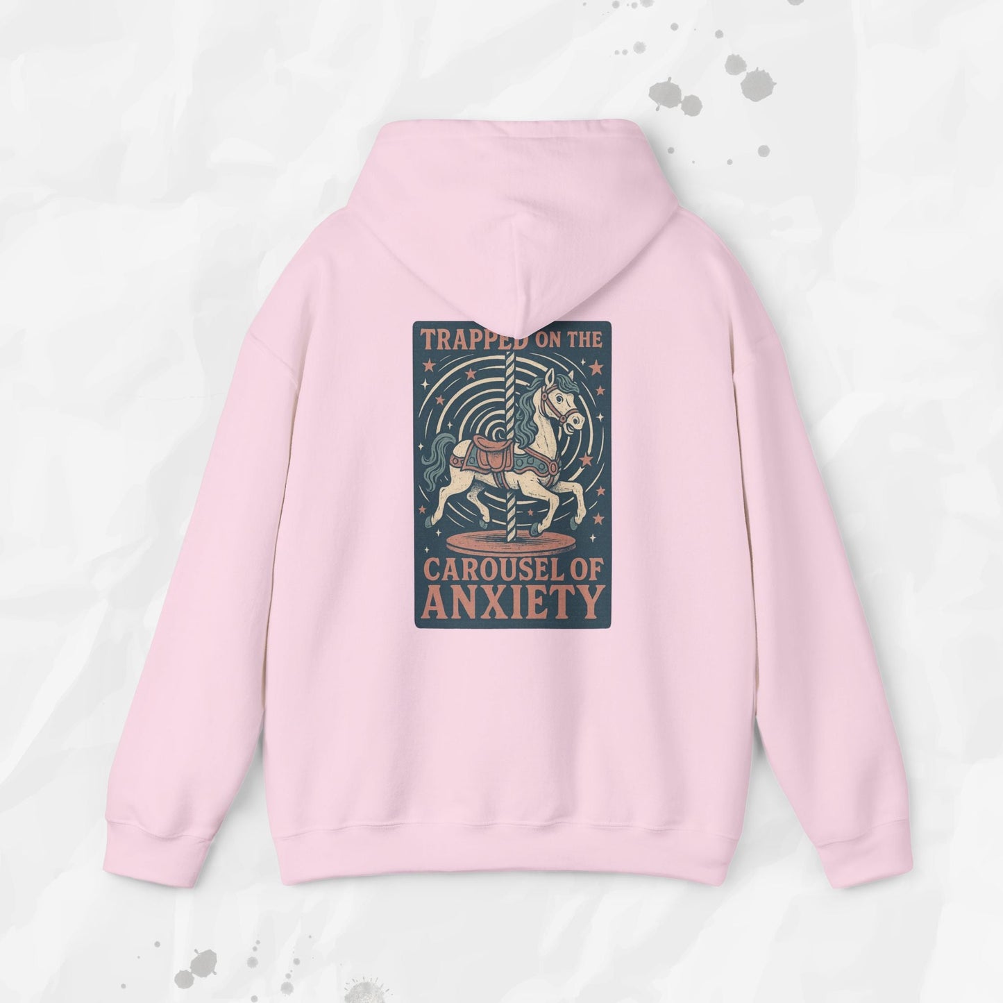 Trapped on the Carousel of Anxiety - Hoodie