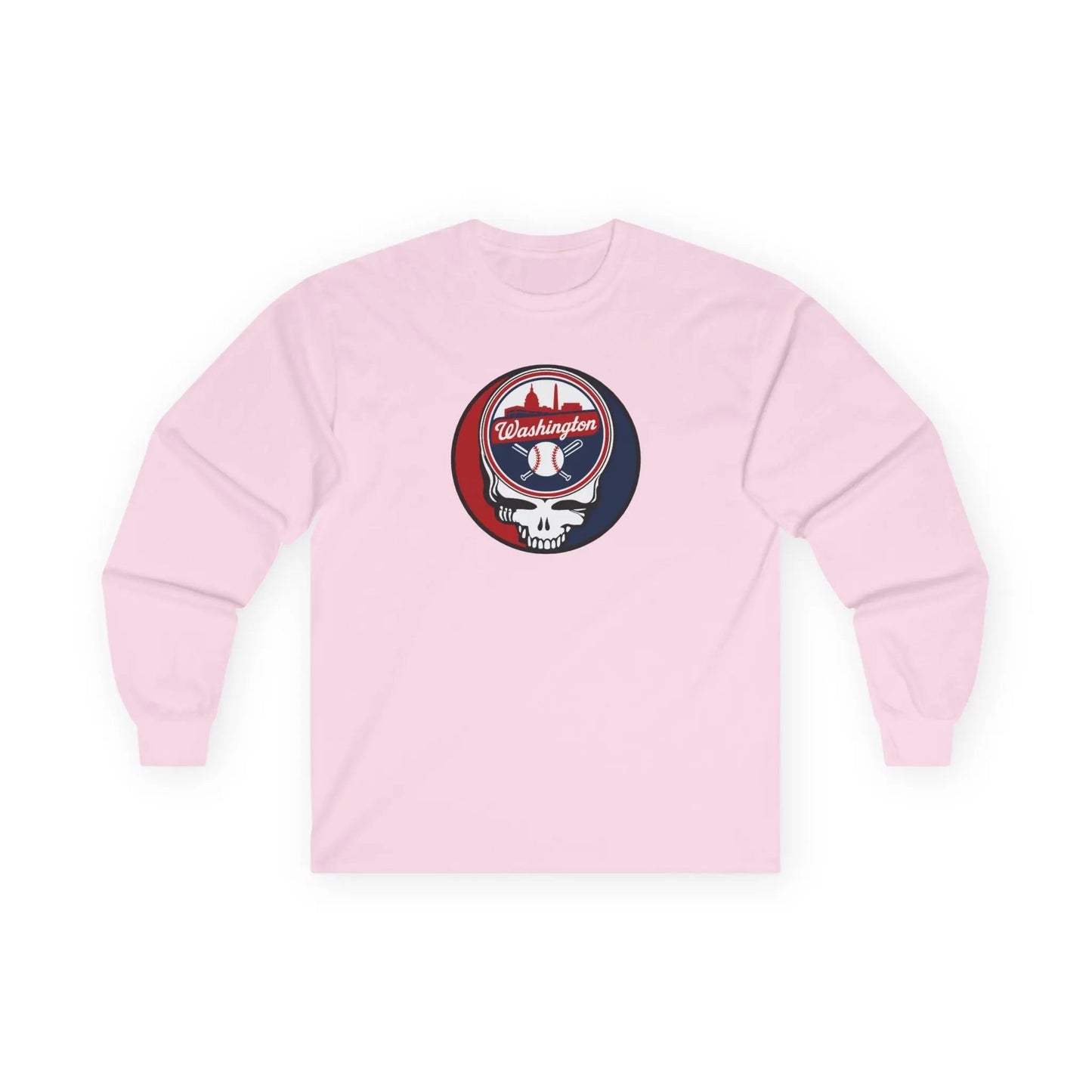Washington Nationals Original Stealie Grateful Dead Long Sleeve Shirt
