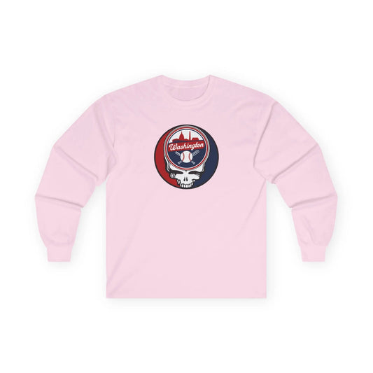 Washington Nationals Original Stealie Grateful Dead Long Sleeve Shirt