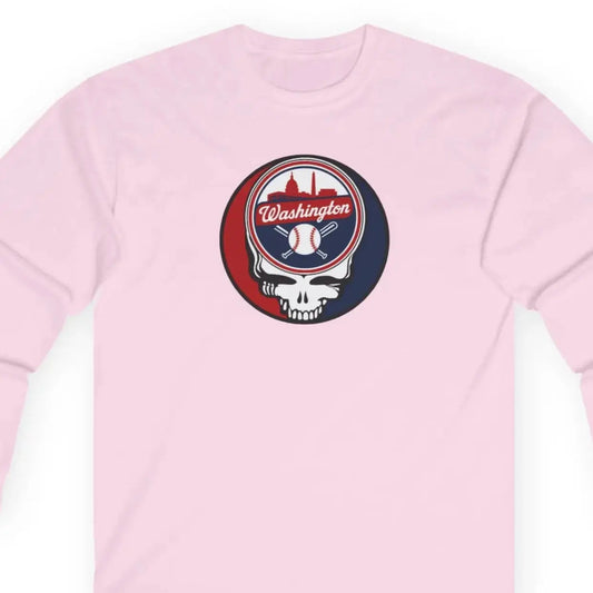 Washington Nationals Original Stealie Grateful Dead Long Sleeve Shirt