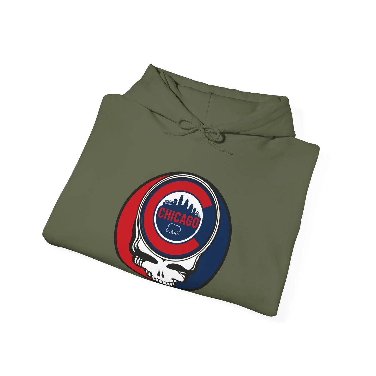 Chicago Cubs Original Stealie × Grateful Dead Hoodie