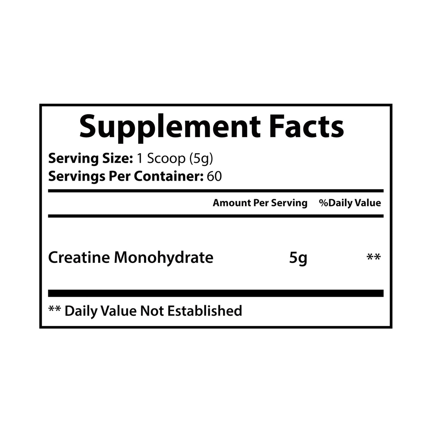 Creatine Monohydrate Supplement (300 g, 10.58 oz) - "Consume"