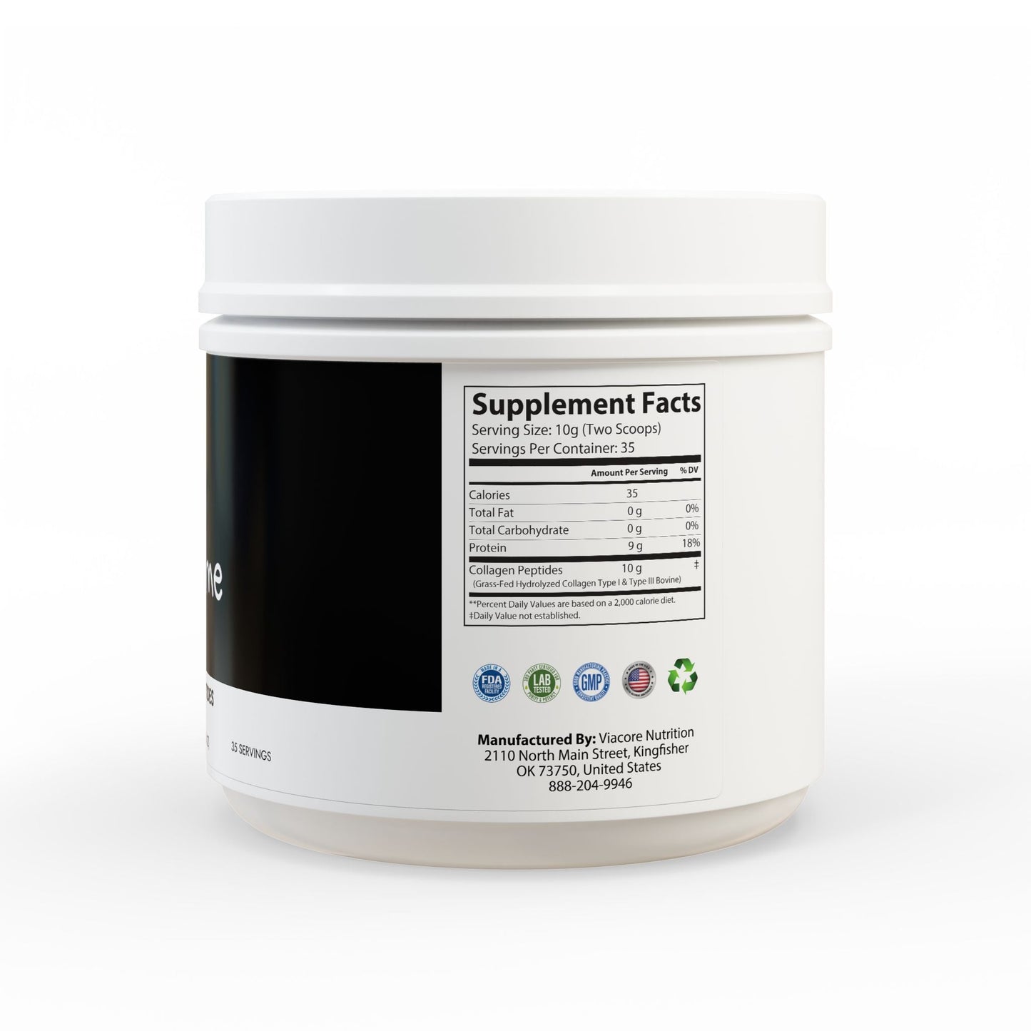 Collagen Peptides Type I & III Supplement (350g, 12.3oz)