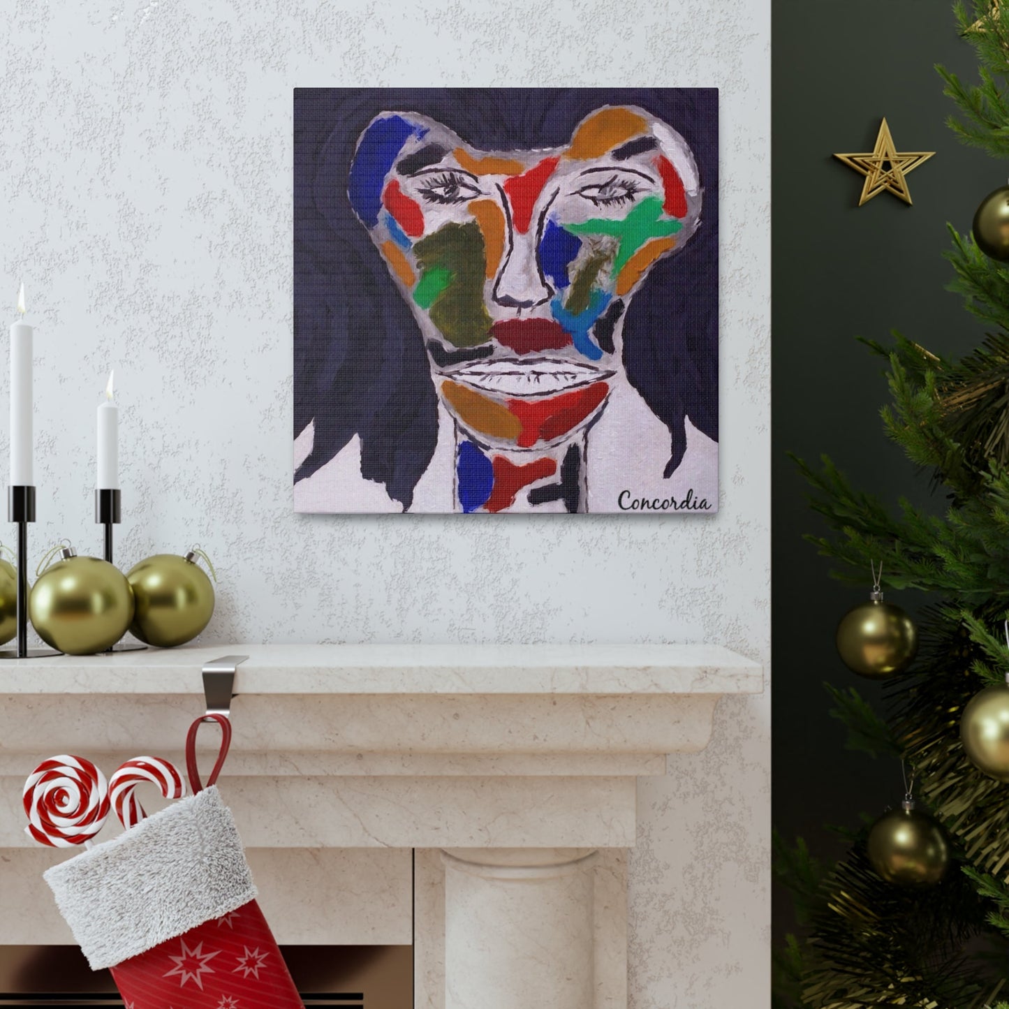 Salvador Concordia Dali - Canvas Gallery  Wrap